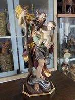 15 prachtige religieuze houten beelden, Antiek en Kunst, Antiek | Religie, Ophalen of Verzenden