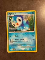 Pokemon Piplup Holo DP03, Ophalen of Verzenden, Gebruikt, Losse kaart