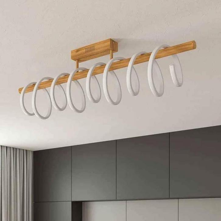 Lucande led dimmable ceiling lamp, Milora modern light, Huis en Inrichting, Lampen | Plafondlampen, Zo goed als nieuw, Kunststof