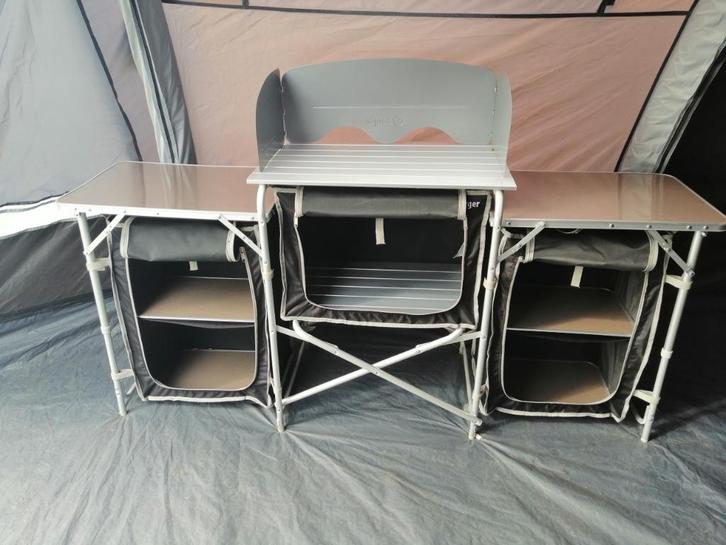 Nette Berger campeer keuken zgan. in opbergtas. Vr. Pr €70,-, Caravans en Kamperen, Kampeeraccessoires, Zo goed als nieuw, Ophalen