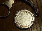 Mooie oude zilveren hanger met 5 Piastre 1939 zilver Egypte, Verzenden, Zilver, Hanger