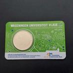 5 euro in coincard Wageningen Universiteit vijfje UNC, Ophalen of Verzenden, Koningin Beatrix, Euro's