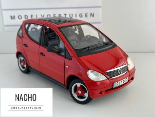 Mercedes-Benz A140 | Maisto | schaal 1:18 | ZGAN, Hobby en Vrije tijd, Modelauto's | 1:18, Zo goed als nieuw, Auto, Maisto, Ophalen of Verzenden