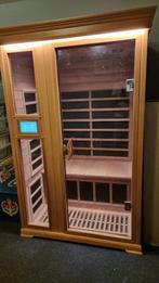 Infrarood sauna 2 persoons Cedar hout, Ophalen, Zo goed als nieuw, Infrarood, Complete sauna