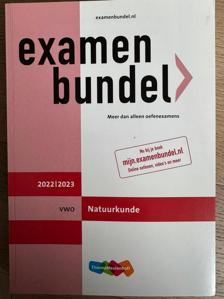 EXAMENBUNDEL - vwo Natuurkunde 2022/2023, Boeken, Schoolboeken, Nieuw, Natuurkunde, VWO, Ophalen of Verzenden