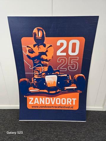 Poster 70 x 100 cm Zandvoort GP 2025 beschikbaar voor biedingen