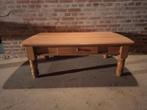 Salontafel van blank eiken, Huis en Inrichting, Tafels | Bijzettafels, Minder dan 45 cm, Gebruikt, Blank eiken, Ophalen of Verzenden