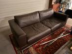 IKEA Bankstel 2 stuks - Bruin Leer, Huis en Inrichting, Ophalen, Gebruikt, Driepersoons, Rechte bank