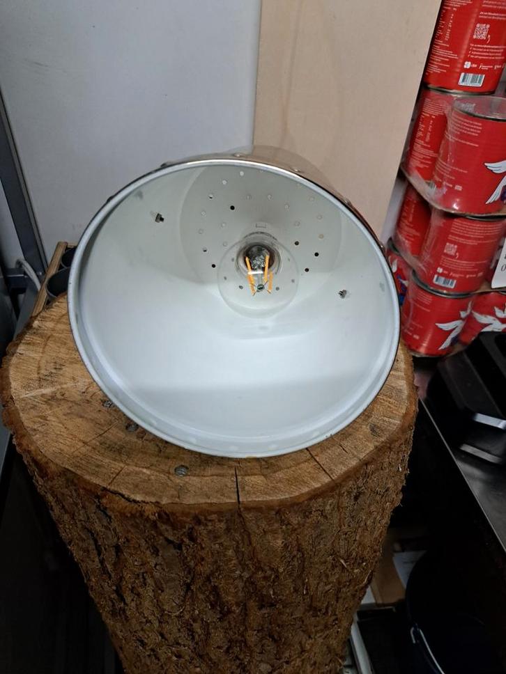 Industriële lampen - 7 stuks, Huis en Inrichting, Lampen | Hanglampen, Gebruikt, Minder dan 50 cm, Metaal, Ophalen of Verzenden