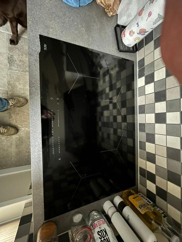 Aeg inductie kookplaat 78 x 52 cm, Witgoed en Apparatuur, Kookplaten, Zo goed als nieuw, Inbouw, Inductie, 4 kookzones, Energieklasse A of zuiniger