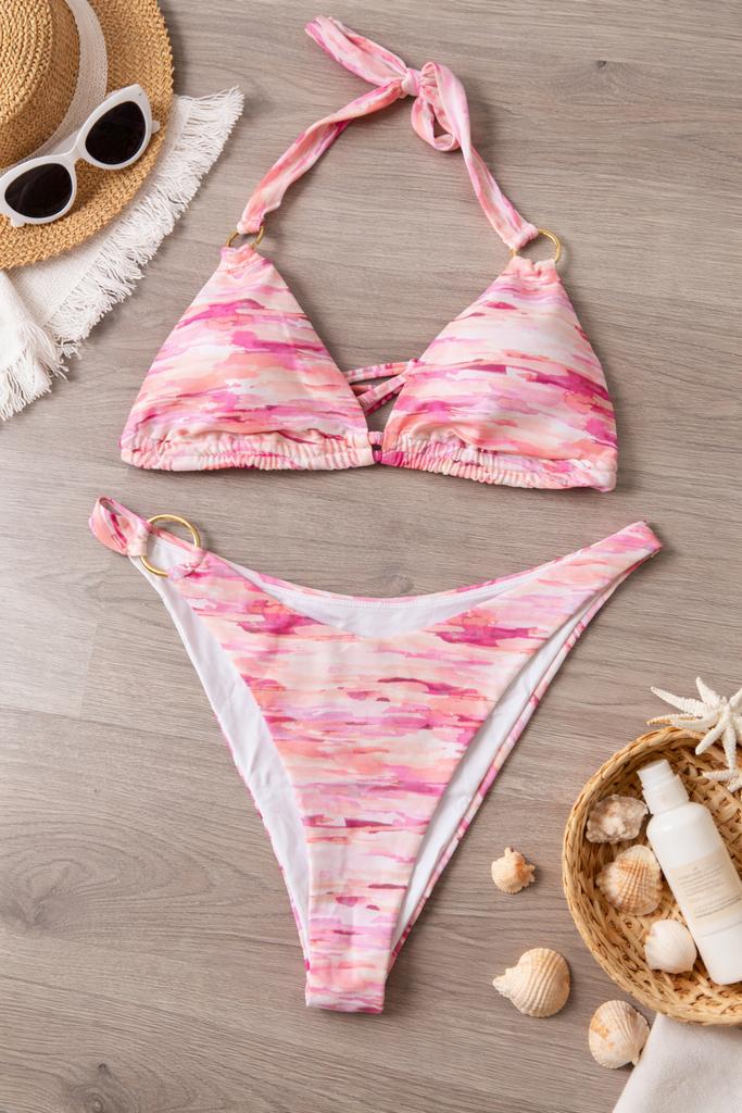 Roze Hunkemöller Bikini L, Ophalen of Verzenden, Zo goed als nieuw, Roze, Bikini