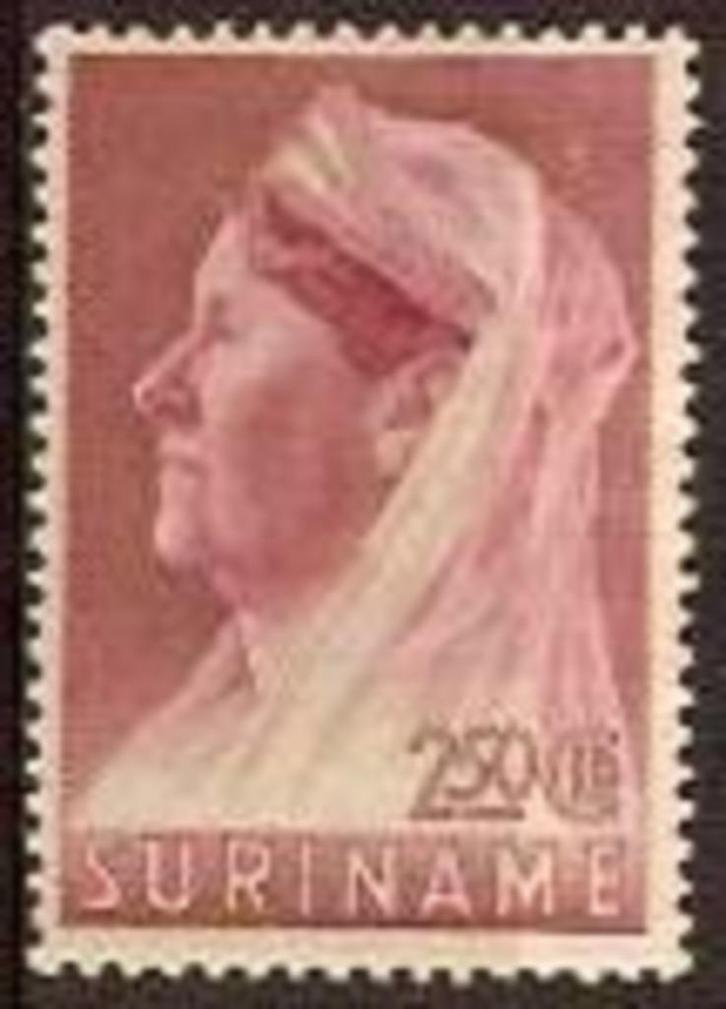 Suriname NVPH nr 178 postfris Koningin Wilhelmina 1936, Postzegels en Munten, Postzegels | Suriname, Postfris, Verzenden