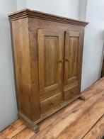 Vintage eikenhouten kledingkast, Ophalen, Gebruikt, C, Eikenhout