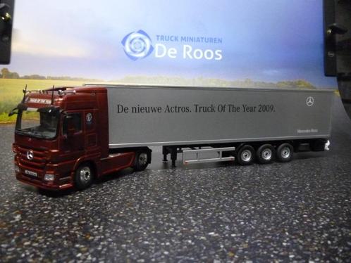 NZG Mercedes Actros Truck of the Year 2009, Hobby en Vrije tijd, Modelauto's | 1:50, Zo goed als nieuw, Hijskraan, Tractor of Landbouw