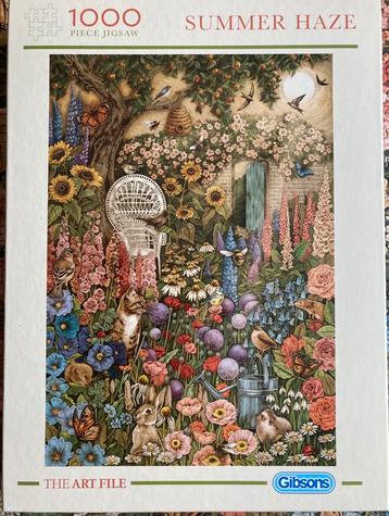 Gibsons 1000🧩 Summer Haze-The Art File serie beschikbaar voor biedingen