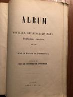 Fraaie platen, circa 1860? ALBUM van Novellen, Reisbe-, Verzenden