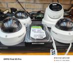 Hikvision NVR DS7604NI-Q1/4P  4K recorder +  4 cameras., Ophalen of Verzenden, Gebruikt, Buitencamera