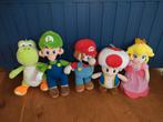 5 Mario knuffels -34 cm, Kinderen en Baby's, Speelgoed | Knuffels en Pluche, Ophalen of Verzenden, Zo goed als nieuw, Overige typen