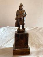Bronzen Beeld op marmeren sokkel, Ophalen of Verzenden