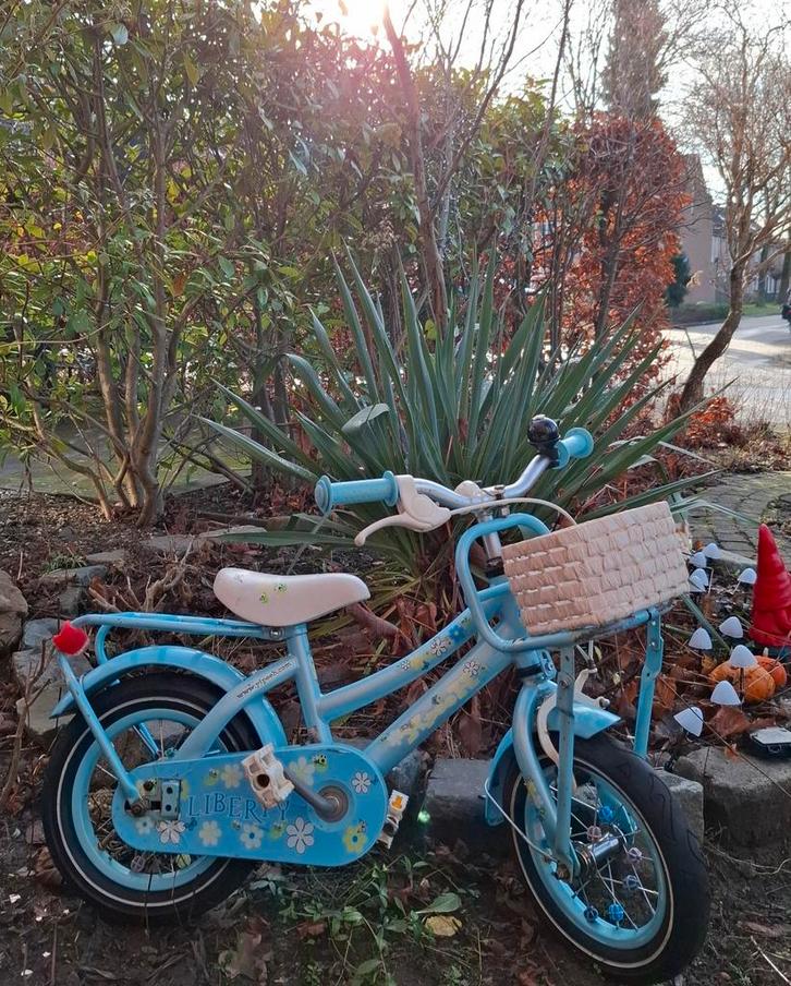 Kinderfiets Yipeeh Liberty 12 inch + Zijwieltjes, Fietsen en Brommers, Fietsen | Kinderfietsjes, Gebruikt, Minder dan 16 inch