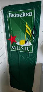 2x Heineken music grote vlag voor vlaggenmast, Verzamelen, Ophalen of Verzenden, Nieuw, Heineken
