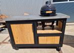aanbieding! Buitenkeuken stalen frame met eiken en beton., Maatwerk, Industrieel suar interieur, Nieuw, 6917AB 3-184
