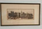 pentekening Amsterdam, Antiek en Kunst, Ophalen of Verzenden