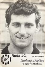 Spelerskaart Dick Nanninga - Roda JC Kerkrade - 1982-1982, Verzamelen, Sportartikelen en Voetbal, Ophalen of Verzenden, Gebruikt