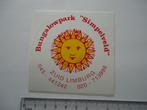 sticker oud Simpelveld zuid limburg vintage vakantie heerlen, Verzenden, Zo goed als nieuw, Bedrijf of Vereniging