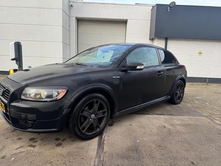 Volvo C30 2.0 D 2006 Zwart Apk Tot 7-2026, Auto's, Volvo, Bedrijf, C30, ABS, Airconditioning, Alarm, Bluetooth, Boordcomputer