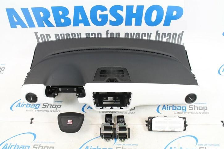 Airbag set - Dashboard zwart/wit Seat MII (2011-2016), Auto-onderdelen, Dashboard en Schakelaars