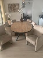 prachtig grote eetkamer set van pronto, Huis en Inrichting, Complete eetkamers, Ophalen of Verzenden, Zo goed als nieuw, 6 tot 8 stoelen