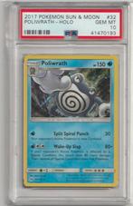 Poliwrath Holo #32 – PSA 10 Gem Mint | 2017 Sun & Moon, Hobby en Vrije tijd, Verzamelkaartspellen | Pokémon, Ophalen of Verzenden