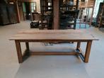 Prachtige eiken tafel € 845,-, Ophalen, Zo goed als nieuw, Rechthoekig, Hout