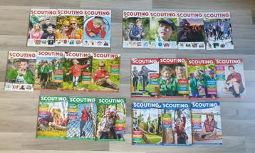 6 jaargangen, Scouting magazine 2018 t/m 2023 beschikbaar voor biedingen