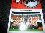 programma boekjes Feyenoord-NAC uit en thuis, Verzamelen, Sportartikelen en Voetbal, Boek of Tijdschrift, Zo goed als nieuw, Feyenoord