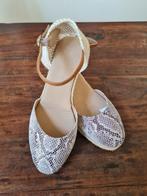 Espadrilles Slangenprint - Maat 41, Kleding | Dames, Schoenen, Ophalen of Verzenden, Zo goed als nieuw, Beige, Espadrilles of Moccasins