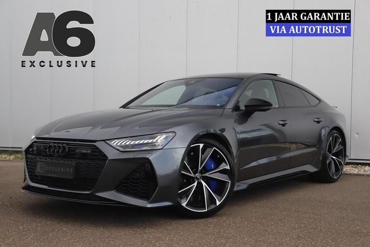 Audi RS7 4.0 TFSI RS 7 Sportback Quattro 600PK 1 Jaar Garant, Auto's, Audi, Bedrijf, Te koop, RS7, 360° camera, 4x4, ABS, Achteruitrijcamera
