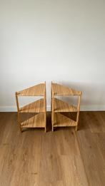 Bamboe Wastafel Kast / Hoekrek (Ikea Rågrund) Badkamermeubel, Ophalen, 50 tot 100 cm, Zo goed als nieuw, Minder dan 100 cm