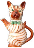 Tony Wood Staffordshire kat / poes theepot, Ophalen of Verzenden, Nieuw, Dier
