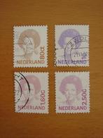 Beatrix 4 zegels type Inversie NVPH 1489, 1491, 1497 en 1499, Postzegels en Munten, Postzegels | Nederland, Ophalen of Verzenden