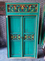 oude indonesische  poort/deur, Tuin en Terras, Tuinhekken en Hekwerk, 4315rp, Gebruikt, Indonesia import, Ophalen of Verzenden