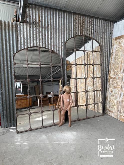 Mooie antieke spiegel., Antiek en Kunst, Antiek | Spiegels, Minder dan 100 cm, Rechthoekig, Ophalen