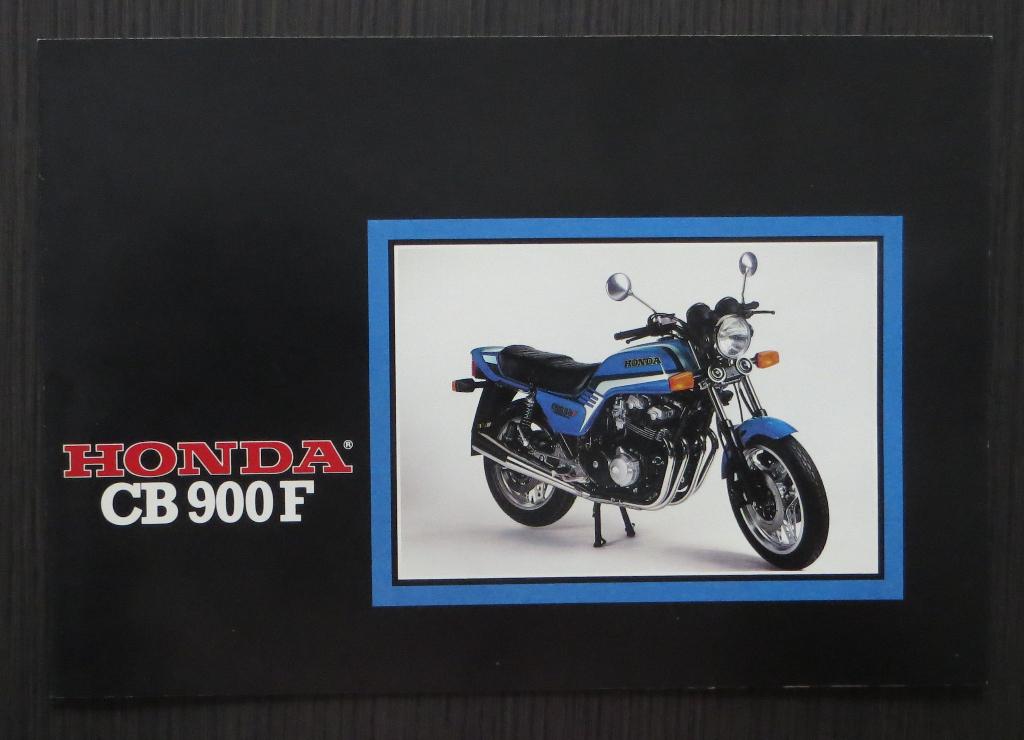 Folder Honda CB 900 F Bol d'Or - circa 1979 (Nederlands), Verzenden, Honda