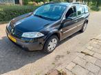 Renault Megane 1.6 2005 APK 292DKM NAP-Airco, Auto's, Voorwielaandrijving, Zwart, 4 cilinders, 1600 cc
