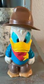 Vintage Donald Duck sheriff bellenblaas pop figuur western, Verzamelen, Ophalen of Verzenden, Donald Duck, Zo goed als nieuw, Beeldje of Figuurtje