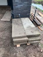 Betonplaten 129x41x8cm - 8 stuks, Ophalen, Gebruikt, Overige typen, Minder dan 5 m²