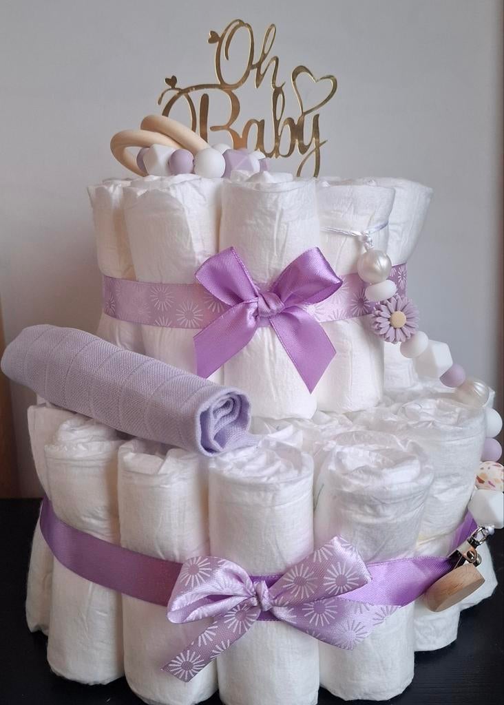 Luiertaart Oh Baby, Kinderen en Baby's, Kraamcadeaus en Geboorteborden, Nieuw, Ophalen of Verzenden