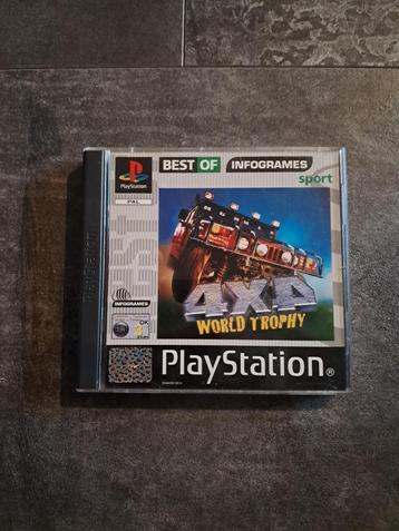Playstation 1 Game: 4x4 World Throphy Zo goed als Nieuw! beschikbaar voor biedingen