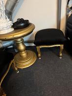 2 krukjes goud zwart en gouden tafeltje, Ophalen of Verzenden